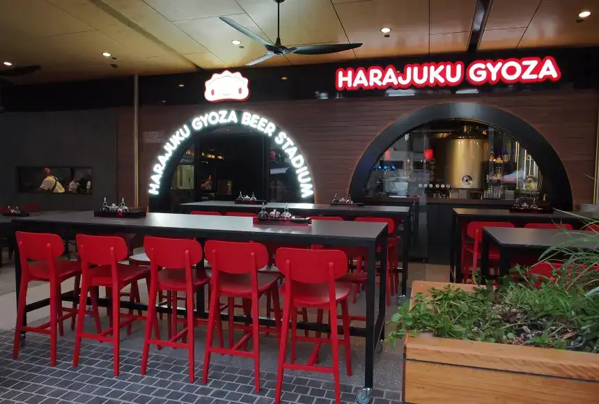 Photo showing Harajuku Gyoza Beer Stadium Darling Harbour